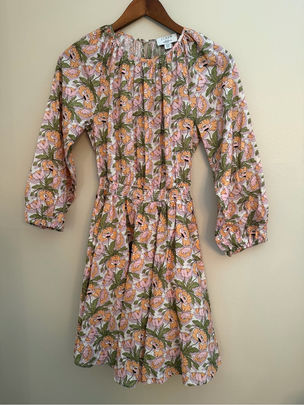J.Crew x Liberty Fabric Floral Smocked Dress | Size XXS | EUC